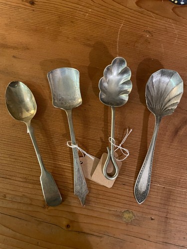 Antique spoons job lot vintage - spoons,