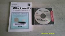 MICROSOFT WINDOWS 95 - PC OPERATING SYSTEM WITH USB SUPPORT, MANUAL, COA & CODE