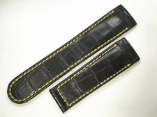 Authentic Ebel Black Crocodile