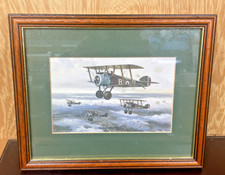 SOPWITH CAMEL FLIGHT PRINT Framed And Glazed 11X9 INCHES (348A/1)