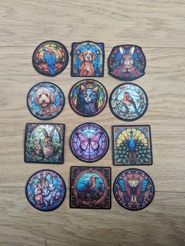 Stained glass windows sticker - stained,