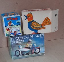 3 EMPTY Clockwork Toy Box's