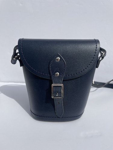 Zatchels navy blue barrel - zatchels, bag