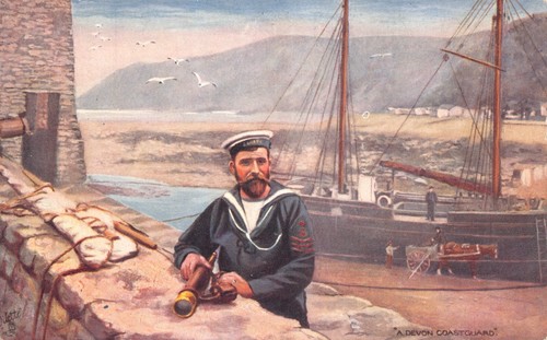 Tuck old postcards devon - old,
