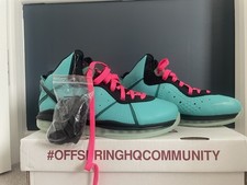 Nike LeBron V111 QS MENS UK 8.5 Brand New Original Box South Beach Retro