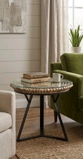 Driftwood Round Side Table