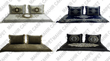 Set of 1 floor sofa cover + 2 pillows  Afghan tohsak (full set with foam&pillow)