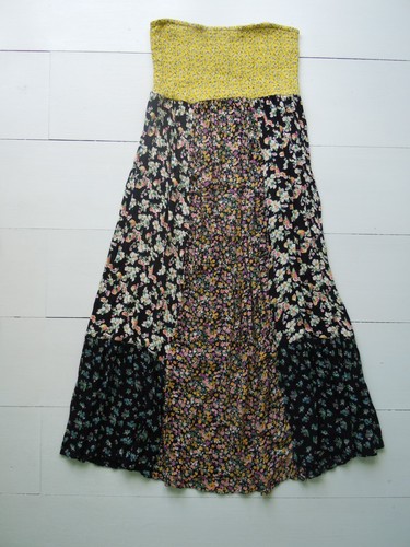 Dress boob tube sheering