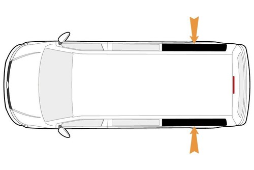 Blackout curtain set rear 4 - rear, 1/4