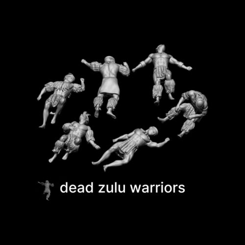 Zulu dead warriors - 1:72,