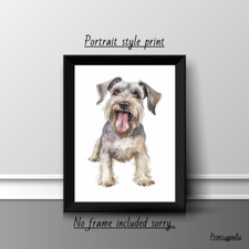 CESKY TERRIER DOG PET A4