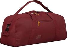 Highlander Cargo Bag 45L Lightweight Cabin Travel Weekend Holdall Port Burgundy