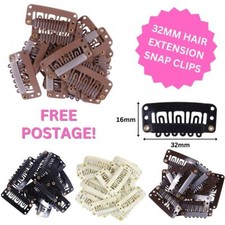Hair Extension Snap Clips For