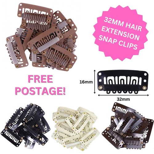 Hair extension snap clips - hair,