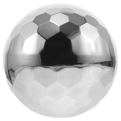 Stainless steel garden mirror - steel,