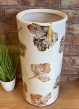 Gold Floral Ceramic Umbrella /
