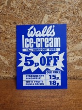 Wall's Ice Cream Tubs