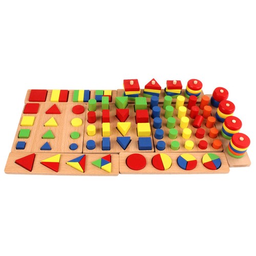 Wooden shape puzzle - shape,