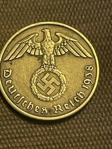 1938 third reich pfennig - third,