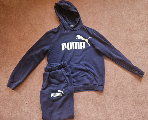 Puma men blue tracksuit - blue,
