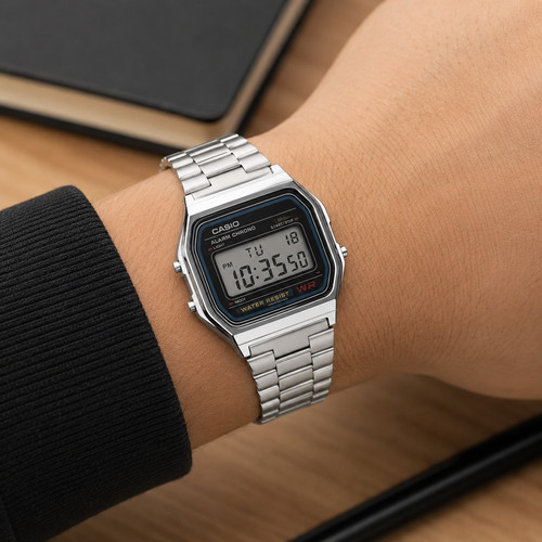 Stainless steel watch - stainless,