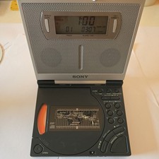 Sony ICF-CD2000S World 3 Band CD Player Clock Radio. working 