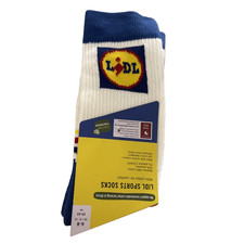Lidl Sports Socks White Logo