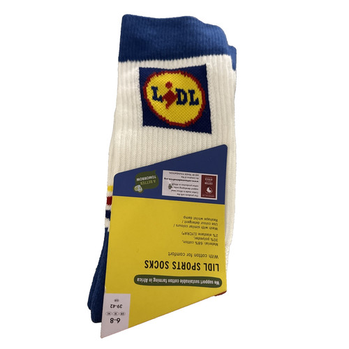 Lidl sports socks - socks, white