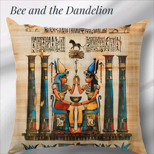 Egyptian Traditional Style Pattern Cushion COVER 45cms X 45cms