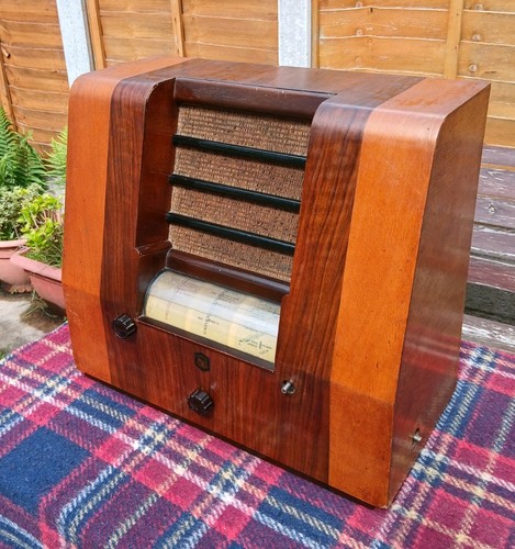 Vintage valve radio - vintage, peto