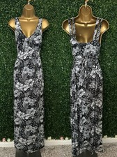 BHS black/white floral Maxi