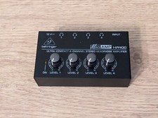 NO CABLE Behringer MicroAMP HA400 ultra-compact 4-channel headphone amplifier