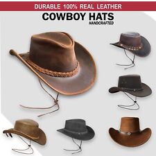 Real Leather Cowboy Hat Mens