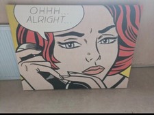 Roy Lichtenstein Ohhh Alright canvas