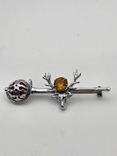 Vintage silver tone - , signed