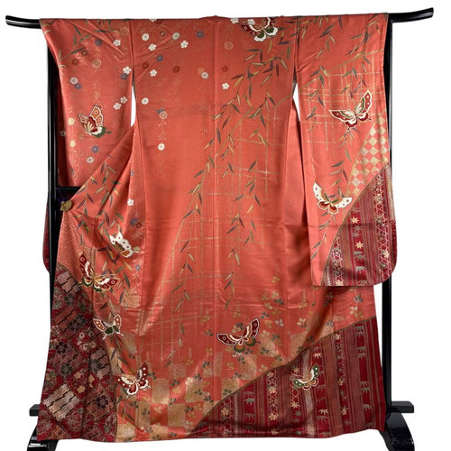 Vintage japanese silk - japanese, furisode