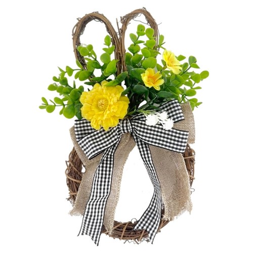 Stylish easter wreath with - wreath,