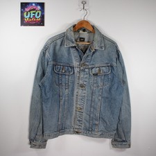 Vintage Lee Riders Denim Jacket Made in USA Union Made 70s Mens Medium Blue rare