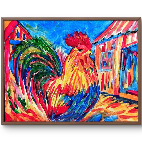 Rooster modern original - rooster,