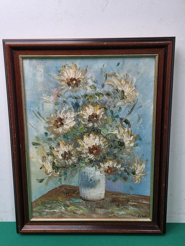 Framed still life flowers - life,