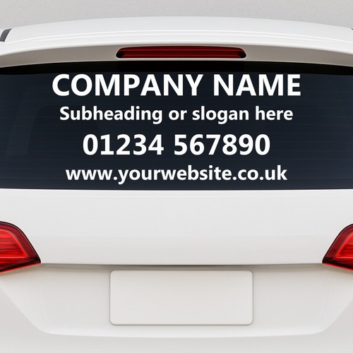 Rear window custom car vinyl - rear,