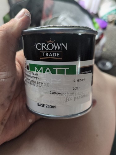Paint tester pots - paint, brown