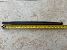 Albion Bridle Accessories - KB Straight Browband Padded / Patent Black Size Cob 