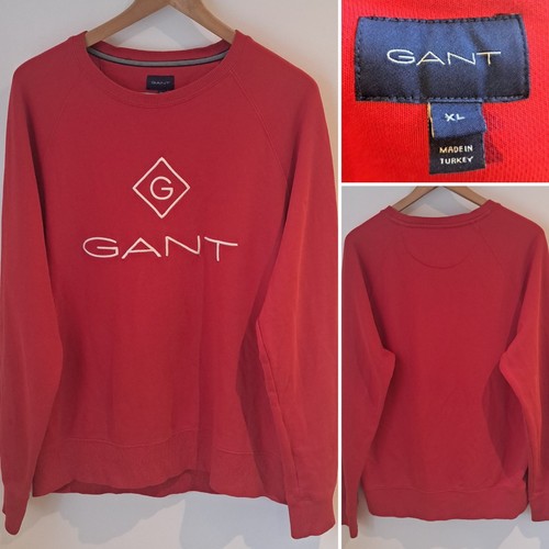 Gant mens red crew neck - gant,