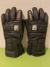 Rhino leather motorbike bike gloves winter vintage