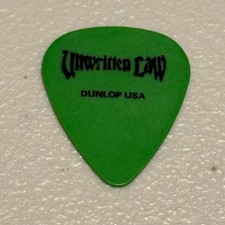 Unwritten Law Steve Morris Guitar Pick 2002 Music in High Places Band Tour Stage