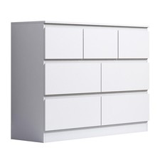 Chest Of 7 Drawers Matt White
