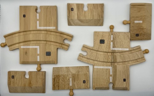 Wooden train track - wooden,