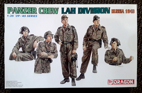 Dragon panzer crew lah - dragon, 1/35