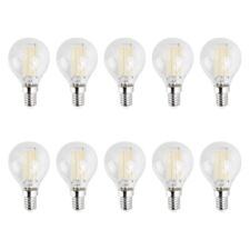 10x Golf ball 4w LED E14 Small Screw G45  SES Filament Lamp Bulbs A+ Energy 